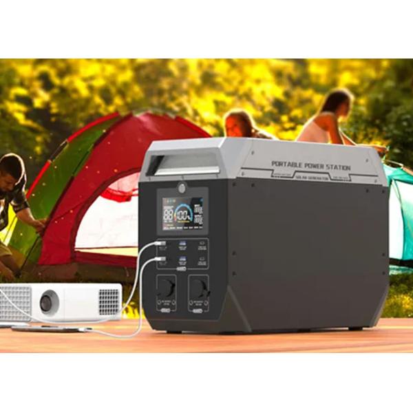 générateur solaire portatif de centrale du lithium 2000w fait pour le camping