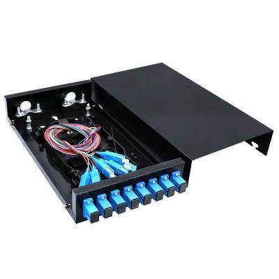 FTTX Network SC 8 Port Patch Panel Wall Mount