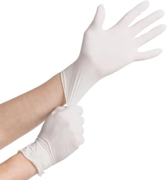 Anti Pollution Disposable Medical Latex Gloves , Disposable Latex Work Gloves