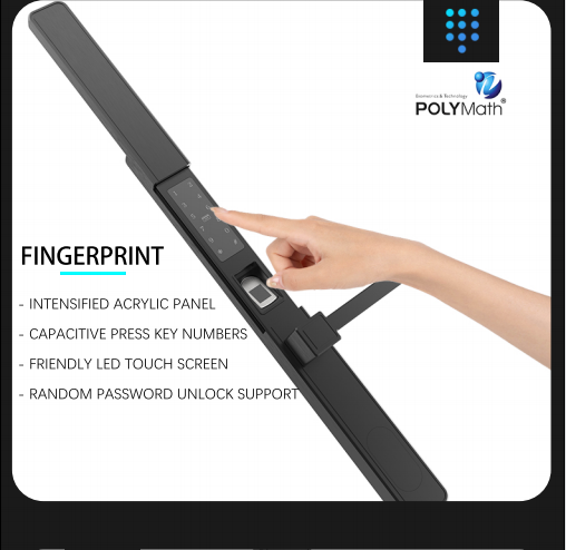 Digital Keyless Waterproof Tuya WiFi App Smart Door Lock Biometric Fingerprint Handle