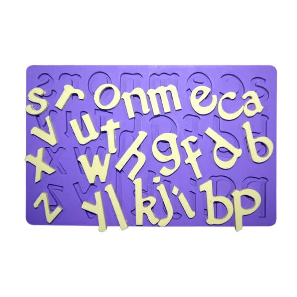 Fondant Silicone Letter Mold DIY Handmade Alphabet Moulds For Cake Decorating