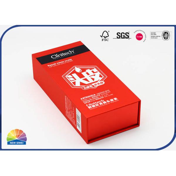 磁気近い蝶番の紙箱のシャンプーのパッケージの丈夫な紙箱