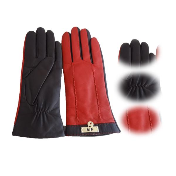 2017 wholesale high quality hot sale fashion ladies leather gloves