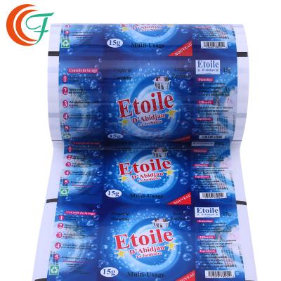 Ordenhe o rolo de filme do PE que lamina o poliéster do detergente para a roupa da lavagem do filme plástico
