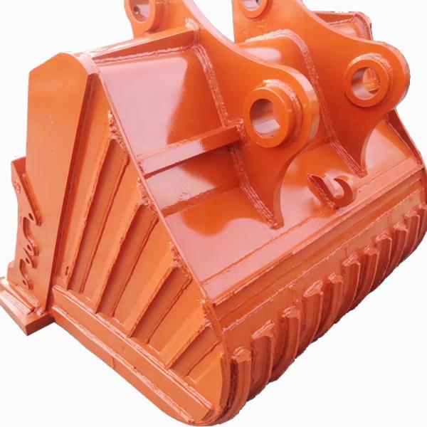 Red Heavy Duty Excavator Bucket , JCB Digging Bucket R200 R215 R350 R380
