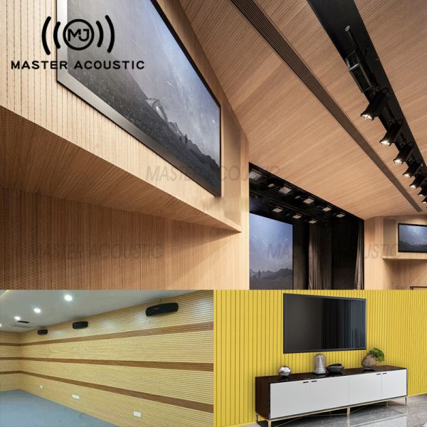 Waterproof WPC Acoustic Panels Acoustic Panel Manufacturers for Commercial Use