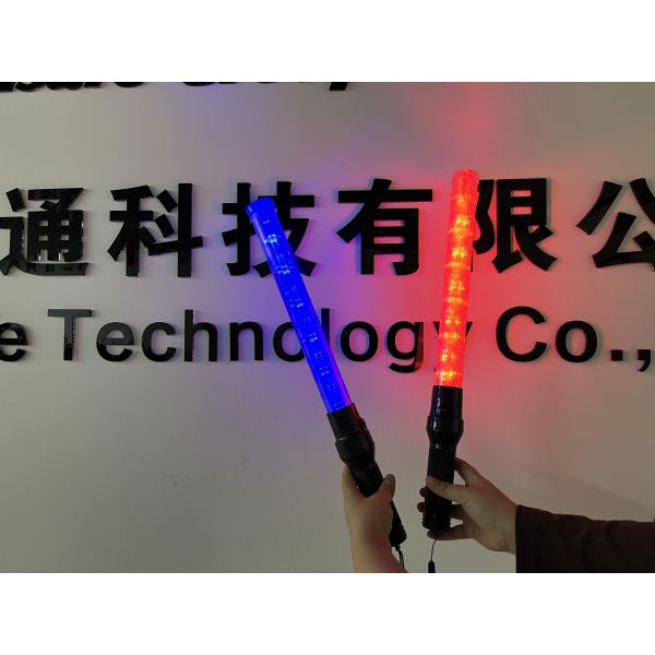 Traffic Signal Baton 45cm 54cm – High-Visibility LED Wand Stick Flashing Light Rechargeable / Battery Type