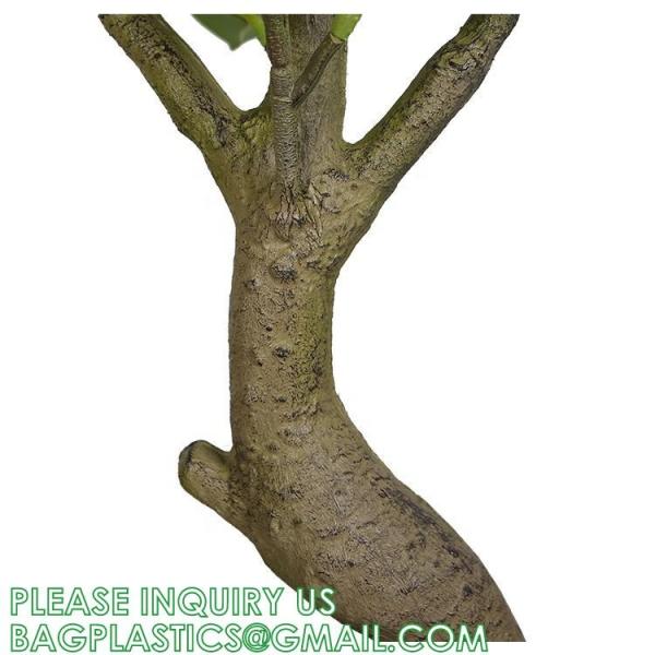 1.3m Potted Oak Tree Bonsai Faux House Plants For Home Decor Artificial Rubber Ficus Greenery Home Sets