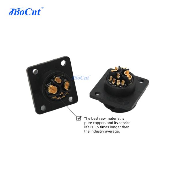 Quick Lock EBIKE Connector M25 2+1+5 Waterproof Plug New Energy Lithium Ion Battery Connector