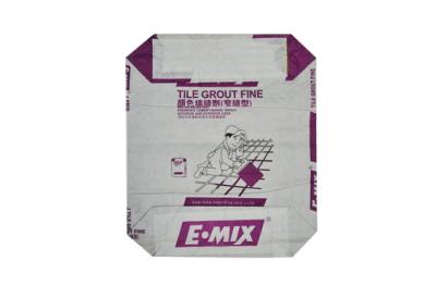 Colored crack-filling material packing sack