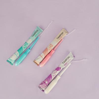 Digital Cardboard Viscose Fiber Ladies Applicator Tampon Regular/Super Plus Absorbency