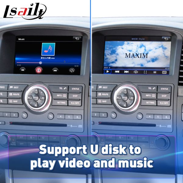 Lsailt Wireless Android Auto Multimedia Carplay Screen for 2010-2015 Nissan Navara D40