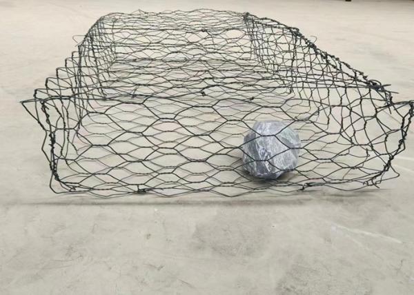 2m revêtement en zinc Gi Gabion Boîte 7x9cm trou de maille