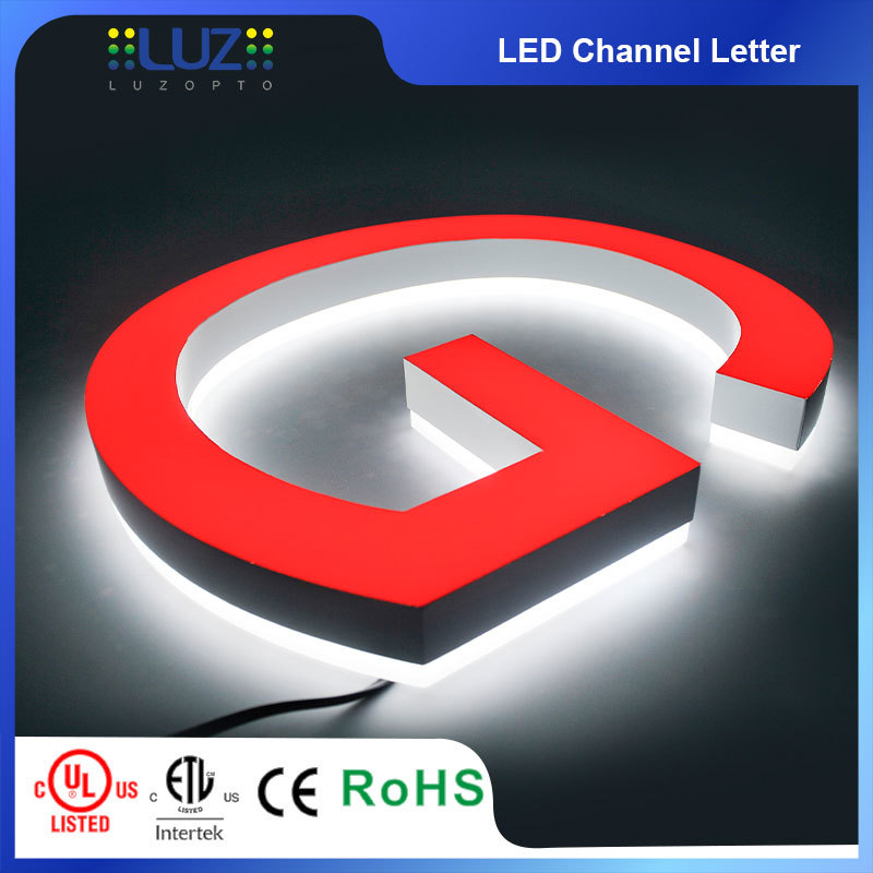 Custom Halo-Lit LED Channel Letters | 3D Reverse Backlit Acrylic Signage