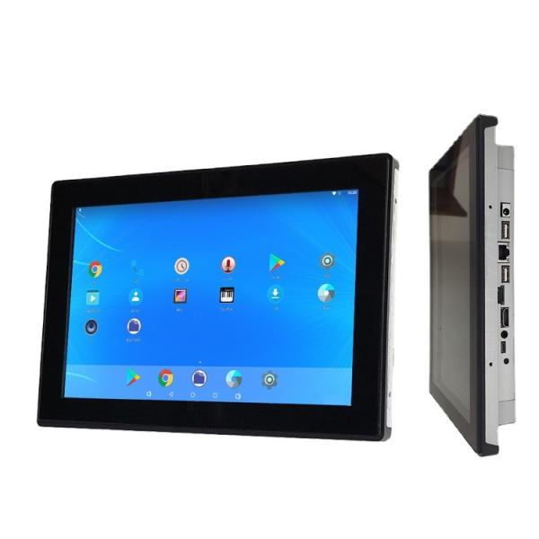 7 Inch Black Pure Flat Capacitive Touch Screen Monitor 12V 24V For Game Machine Or Industrial Application System