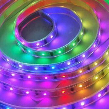 Energy saving 120 degree / 1.2a / DC12V RGB 5050 SMD LED Strip Light
