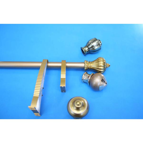 Rose Gold Home Hardware Galvanized Pipe Curtain Rods 28mm 0.3mm 6.7m