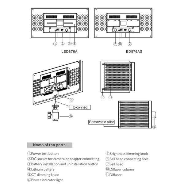 Flick Free Professional Photography Lighting Equipment 52W Day Light