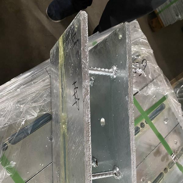 Rectangular Steel Embed Plate 6mm 8mm For Building Construction