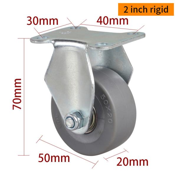 35kg 2 Inch Swivel Caster Wheels Mini 50mm Castor Wheels 262P-56