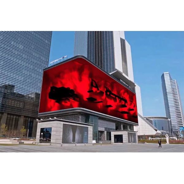 Outdoor High Brightness P10 Digital Billboard 960*960mm Iron Cabinet For Commercial Display