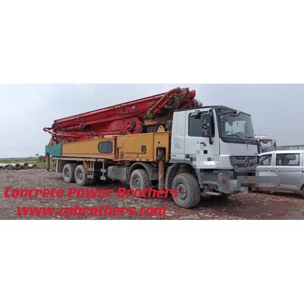 2014 Putzmeister 56м Бетонный насос грузовик монтированный гидравлический бетонный смеситель насос