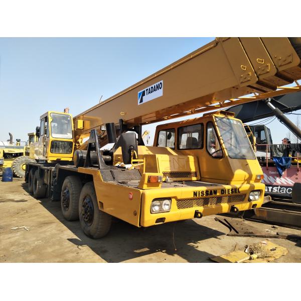 49 Km / H Max Speed Used Cranes 2.3 Cbm Bucket Capacity Mitsubishi Engine