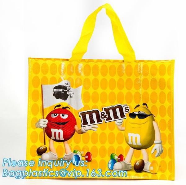 China pp woven check jumbo laundry shopping bag,Promotional logo printed cheap reusable black pp woven shopping custom b