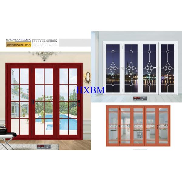 Двери выглядеть тимберса алюминиевые с деревянным финишем с 6063 - профиль алюминия Т5