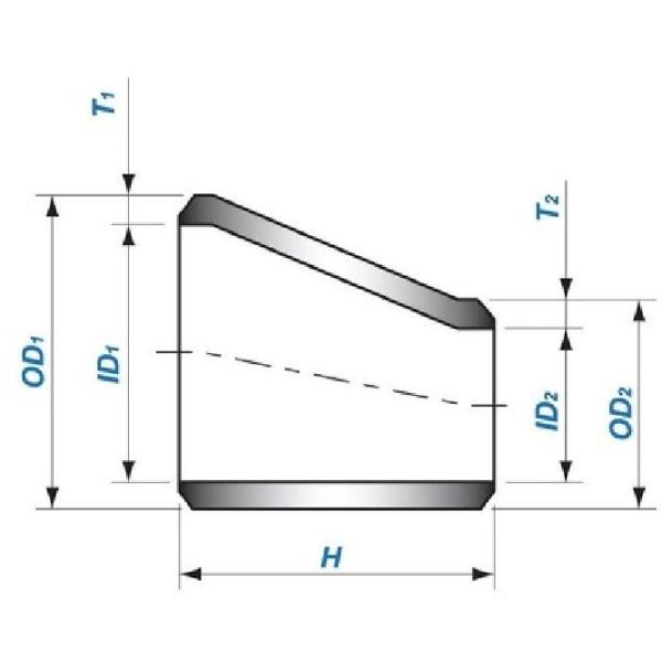 JIS B2311/2220 Carbon Steel Reducer ASTM A860 WPHY52 ASTM A860 WPHY56