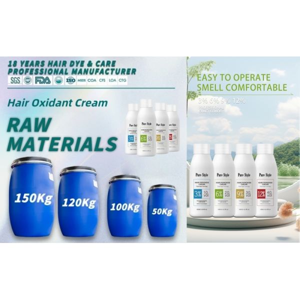 Professional Oxidant Hair Developer Cream Permanent 100ml for Home Use Hair Color Manufacturer Wholesale