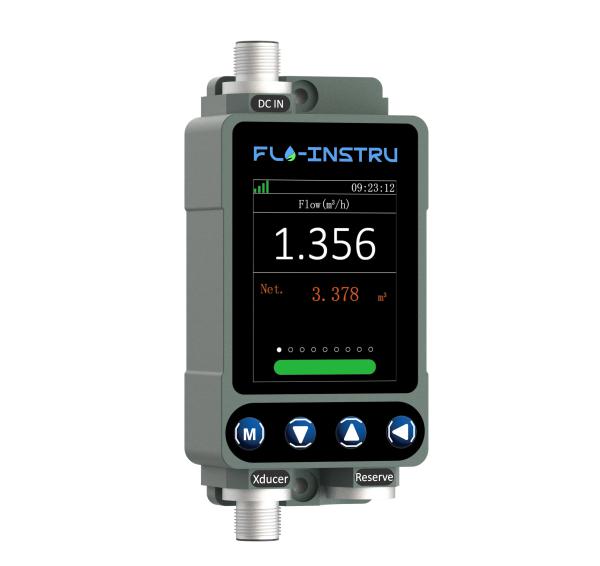 Effortless Reading with Comprehensive Display of Date Signal Flowrate and Totalizer on TM605C Ultrasonic Flow Meter