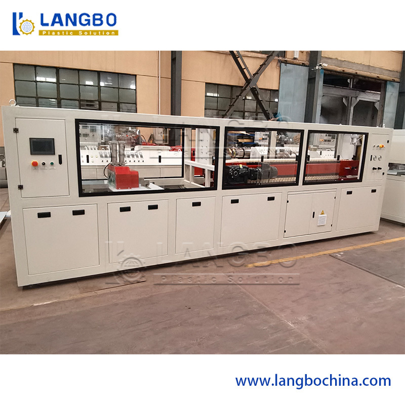 PVC Profile Extrusion Machine Customized Cross Section Profile Production