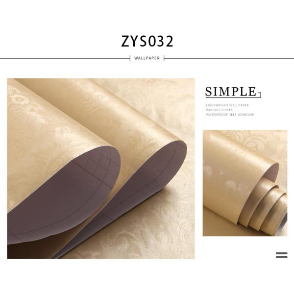 Floral 3D Brick PVC Self Adhesive Wallpaper Roll Heat Insulation