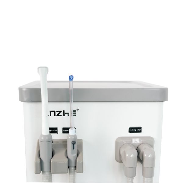 Portable Dental Suction Unit with Dual Suction Modes Automatic Drainage System and Water Air Separation Filter for Dental Clinics
