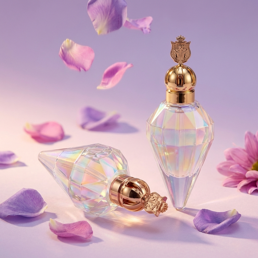 Anding Supplier Premium Custom 90ml Rhombus Refillable Spray Luxury Empty Glass Perfume Bottle