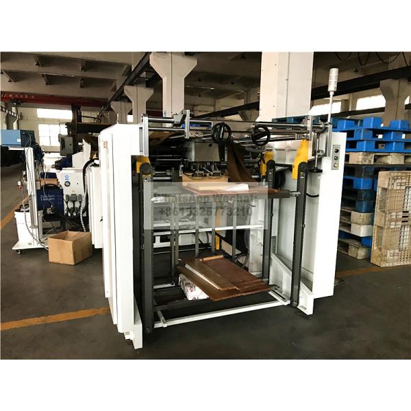 Flat And Satchel Bag Making Machine , Paper Bag Machine Long Working Life Time