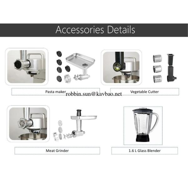 ST100 1500w Diecast Aluminium Professional Planetary Sand Mixer Kitchen Machine