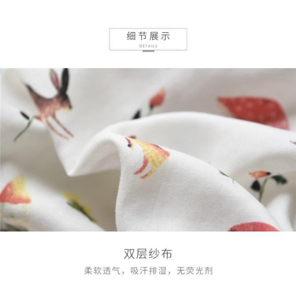 Separate Legs Muslin Baby Sleeping Sacks Zero Formaldehyde For Toddler Zipper Protector