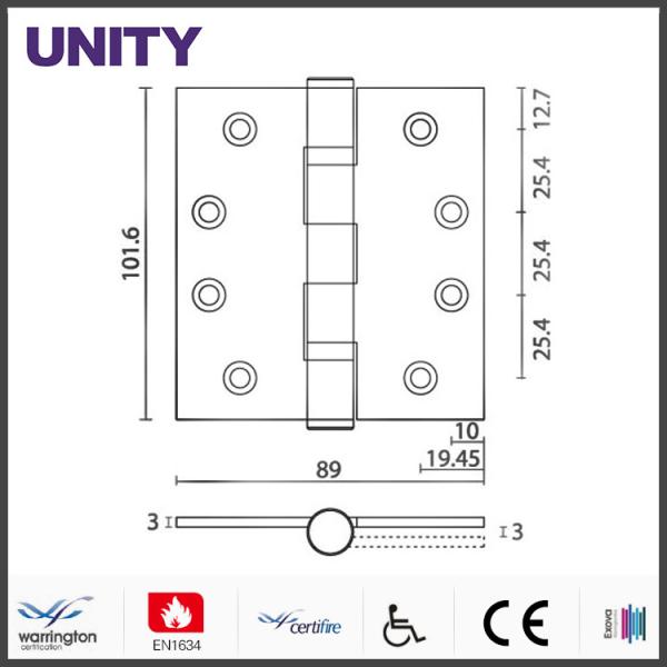 OEM Door Hinge Hardware , Interior Door Hinges High Corrosion Resistance