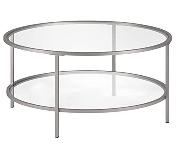 Прочная круглая стеклянная мебель 17