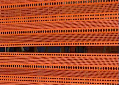 0.9mm Thickness Red Wind Dust Controlling Nets For Power Station Protection