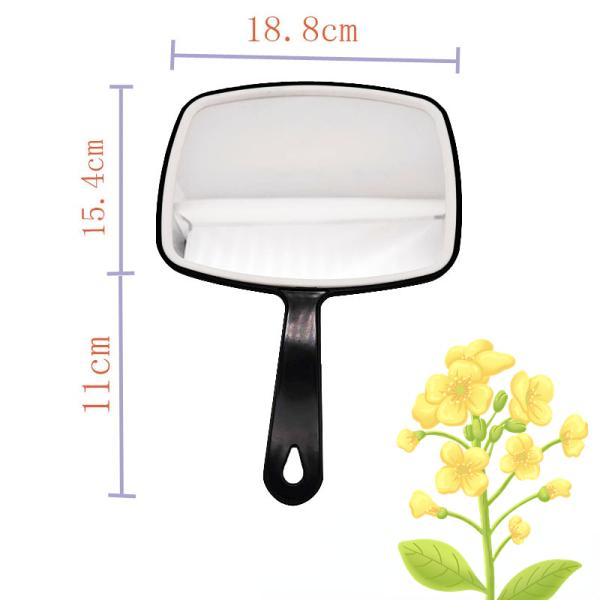 Extra LOGO Yes Small Hand Mirror Compact Custom Dressing Makeup Handheld Held for Daily
