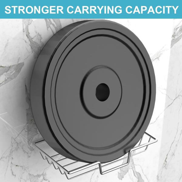 No Drilling Wall Mounted 304 Rustproof Stainless Steel Square Soap Dish Holder for Bathroom and Kitchen