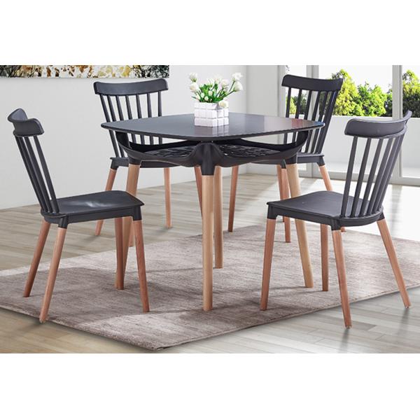 Simple Windsor chair solid wood dining chair family creative leisure chair dining room stool Nordic negotiating chair