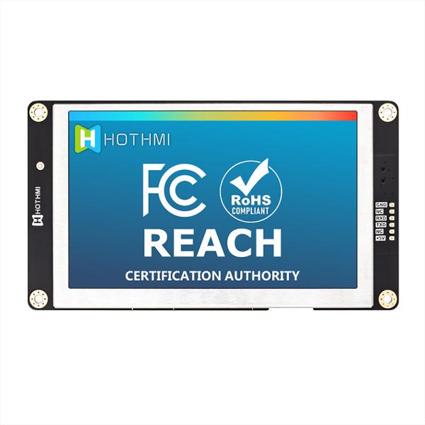 5 индикаторная панель модуля экрана 800x480 UART TFT LCD дюйма умная серийная с интерфейсом TTL