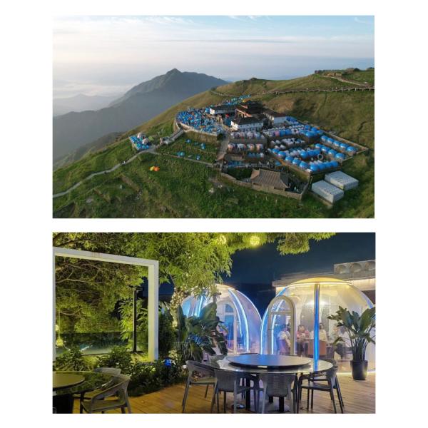Outdoor Transparent Star Spare Room Homestay Hotel Dining Outdoor Courtyard Mobile Sun Room Tent