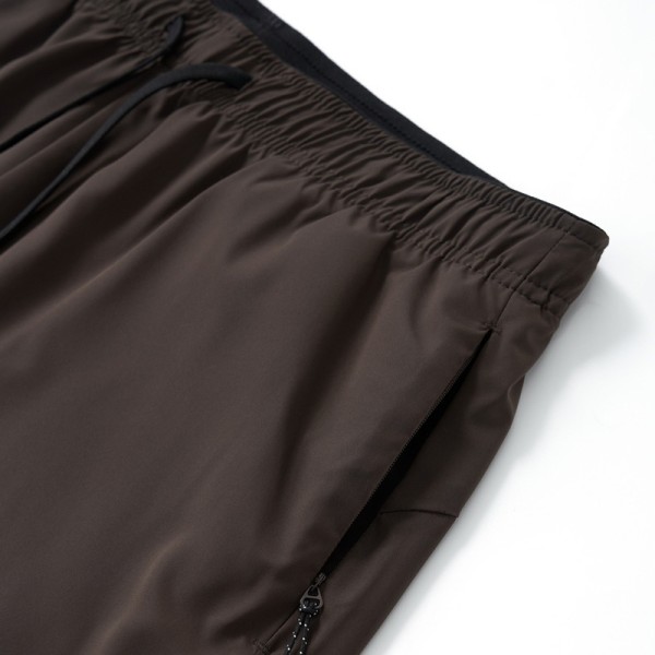 Men Double‑Layer Quick‑Dry Running Shorts｜Customizable