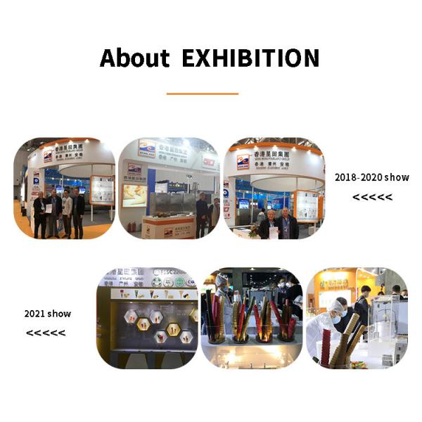 Автоматическая производственная линия конуса, 89 частей нержавеющей стали шаблона 200*240mm печь.