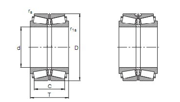 Подшипник сплющенного ролика 2097960 сверхмощный с одним наружные кольцом кольца 2 внутренним
